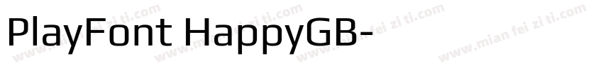 PlayFont HappyGB字体转换